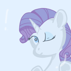 Size: 1080x1080 | Tagged: safe, artist:bbluna, rarity, pony, unicorn, female, horn, mare, white coat