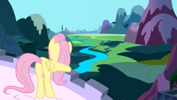 Size: 771x434 | Tagged: safe, artist:kingbilly97, fluttershy, pegasus, pony, canterlot, plot