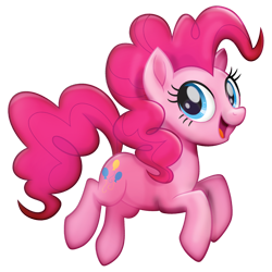 Size: 1024x1024 | Tagged: safe, pinkie pie, earth pony, pony, my little pony: the movie, female, mare, render, simple background, solo, transparent background