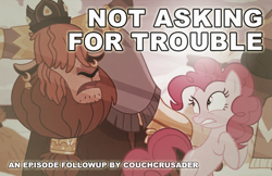 Size: 1109x718 | Tagged: safe, pinkie pie, prince rutherford, earth pony, pony, not asking for trouble, episode followup, equestria daily