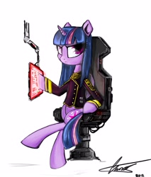 Size: 3619x4245 | Tagged: safe, artist:einik, derpibooru import, twilight sparkle, screen, solo