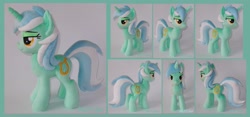 Size: 3208x1504 | Tagged: safe, artist:calusariac, artist:mlpt-fan, lyra heartstrings, pony, unicorn, irl, lidded eyes, photo, plushie, solo