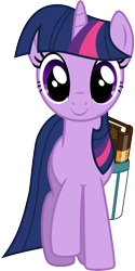 Size: 4800x9600 | Tagged: safe, artist:jeatz-axl, derpibooru import, twilight sparkle, absurd resolution, book, cute, looking at you, simple background, smiling, solo, svg, transparent background, vector