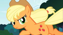 Size: 1100x618 | Tagged: safe, screencap, applejack, earth pony, pony, spike at your service, female, mare, plot