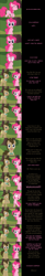 Size: 2000x12334 | Tagged: safe, artist:mlp-silver-quill, doctor whooves, pinkie pie, earth pony, pony, comic:pinkie pie says goodnight, absurd resolution, allons-y, apple orchard, comic, cute, deja vu, diapinkes, doctorbetes, duo, freakout, pun