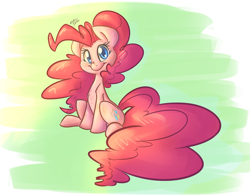 Size: 1280x1005 | Tagged: safe, artist:leadhooves, pinkie pie, earth pony, pony, happy, looking at you, sitting, smiling, solo