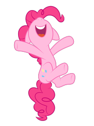 Size: 2048x2732 | Tagged: safe, artist:prismaticstars, pinkie pie, pony, not asking for trouble, happy, high res, simple background, solo, transparent background, vector