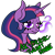 Size: 500x500 | Tagged: safe, artist:agentesinrebus, derpibooru import, twilight sparkle, twilight sparkle (alicorn), alicorn, pony, ask, female, mare, psychotic twilight sparkle, solo, tumblr