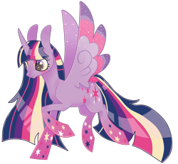 Size: 3305x3053 | Tagged: safe, derpibooru import, twilight sparkle, twilight sparkle (alicorn), alicorn, pony, eyeshadow, high res, rainbow power, simple background, solo, transparent background