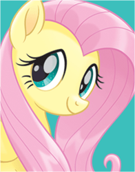 Size: 218x278 | Tagged: safe, fluttershy, pegasus, pony, my little pony: the movie, bust, female, mare, official, portrait, simple background, solo