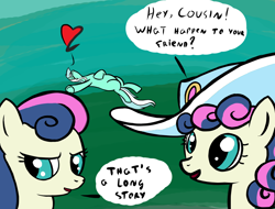 Size: 2048x1556 | Tagged: safe, artist:kedke1, bon bon, bonabelle bonette, lyra heartstrings, sweetie drops, pony, atg 2017, dialogue, implied lesbian, implied lyrabon, implied shipping, newbie artist training grounds