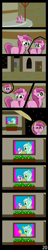 Size: 2112x10994 | Tagged: safe, artist:dinkyuniverse, liza doolots, lyra heartstrings, petunia, ruby pinch, tootsie flute, pony, unicorn, comic:wine essence, angry, chest fluff, comic, conversation, curtains, female, filly, foal, house, magic, mare, mother and child, mother and daughter, night, night sky, parent and child, ponyville town hall, sad, sky, stars, town hall, trash can, window