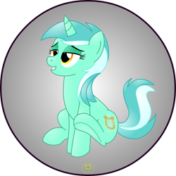 Size: 5000x5000 | Tagged: safe, artist:lakword, lyra heartstrings, pony, unicorn, absurd resolution, female, happy, mare, relaxing, silly, simple background, sitting, smiling, solo, transparent background
