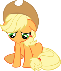 Size: 9357x11000 | Tagged: safe, artist:krazy3, applejack, earth pony, pony, the last roundup, .svg available, absurd resolution, simple background, solo, transparent background, vector