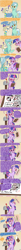 Size: 1050x12600 | Tagged: safe, artist:docwario, bon bon, lyra heartstrings, sweetie drops, twilight sparkle, pony, unicorn, askblankbon, clipboard, comic, continuity, dialogue, female, glasses, inanimate tf, letter, lidded eyes, looking at you, mailbox, mare, pun, rearing, smiling, speech bubble, transformation, visual pun