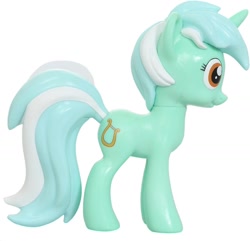 Size: 1296x1247 | Tagged: safe, lyra heartstrings, pony, unicorn, female, green coat, horn, mare, solo, toy, two toned mane