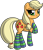 Size: 2500x2877 | Tagged: safe, artist:datapony, applejack, earth pony, pony, clothes, socks, solo, striped socks