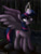 Size: 3600x4800 | Tagged: safe, artist:nadvgia, derpibooru import, twilight sparkle, twilight sparkle (alicorn), alicorn, pony, female, glow worm, mare, solo