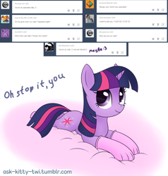 Size: 1280x1344 | Tagged: safe, artist:galekz, derpibooru import, twilight sparkle, ask-kitty-twi, clothes, socks, solo, tumblr, twilight cat