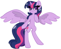 Size: 600x485 | Tagged: safe, artist:london13ridges, derpibooru import, twilight sparkle, twilight sparkle (alicorn), alicorn, pony, bipedal, female, mare, solo