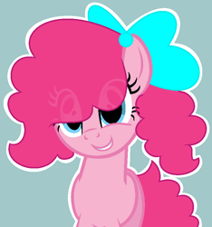 Size: 740x790 | Tagged: safe, artist:sprinklesbases, pinkie pie, pony, base used, older, simple background, solo