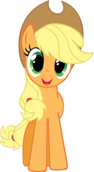 Size: 6000x10999 | Tagged: safe, artist:richhap, applejack, earth pony, pony, absurd resolution, cute, jackabetes, simple background, solo, transparent background, vector