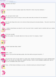 Size: 867x1193 | Tagged: safe, artist:dziadek1990, fluttershy, pinkie pie, earth pony, pegasus, pony, airplane!, all your base are belong to us, conversation, dank memes, dialogue, doot, dragon ball z, emote story, emotes, final form, kiss me you fool, lassie, mamma mia, old yeller, pixie dust, random, reddit, reference, slice of life, text, thank mr skeltal, the order of the stick