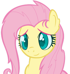 Size: 1024x1083 | Tagged: safe, artist:bezziie, fluttershy, pegasus, pony, alternate universe, base used, bust, female, messy mane, portrait, simple background, solo, transparent background