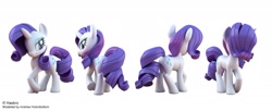 Size: 1969x800 | Tagged: safe, artist:andrew hickinbottom, rarity, pony, unicorn, 3d, 3d model, solo