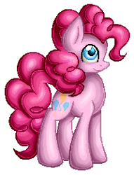 Size: 200x262 | Tagged: safe, artist:veronica29pl, pinkie pie, earth pony, pony, female, mare, pixel art, simple background, solo, transparent background