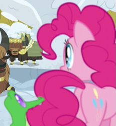 Size: 525x569 | Tagged: safe, screencap, gummy, pinkie pie, pony, not asking for trouble, cropped, plot