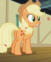 Size: 508x618 | Tagged: safe, screencap, applejack, earth pony, pony, the cutie pox, cropped, female, mare, plot