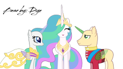 Size: 2500x1406 | Tagged: safe, artist:dianamur, princess celestia, oc, alicorn, pony, a canterlot wedding, base, simple background, transparent background