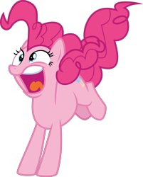 Size: 6000x7477 | Tagged: safe, artist:yetioner, pinkie pie, earth pony, pony, not asking for trouble, .svg available, absurd resolution, faic, ponk, simple background, solo, stomping, transparent background, vector