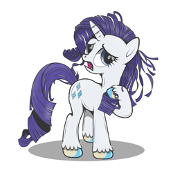 Size: 979x978 | Tagged: safe, artist:perfectblue97, rarity, pony, unicorn, female, mare, messy mane, simple background, solo, unshorn fetlocks, white background, windswept mane