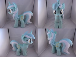 Size: 1597x1199 | Tagged: safe, artist:little-broy-peep, lyra heartstrings, pony, unicorn, irl, photo, plushie, solo