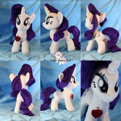 Size: 894x894 | Tagged: safe, artist:nakedskull, rarity, pony, unicorn, butt, photo, plot, plushie