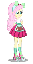 Size: 1800x3500 | Tagged: safe, artist:mixiepie, fluttershy, eqg summertime shorts, equestria girls, pet project, clothes, converse, cute, female, legs, shoes, shyabetes, simple background, smiling, sneakers, solo, transparent background, vector