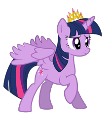 Size: 3000x3326 | Tagged: safe, artist:roze23, derpibooru import, twilight sparkle, twilight sparkle (alicorn), alicorn, pony, female, mare, new crown, raised hoof, simple background, solo, spread wings, transparent background, vector