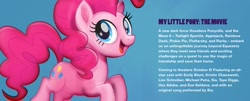 Size: 985x398 | Tagged: safe, pinkie pie, pony, my little pony: the movie, description, solo