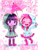 Size: 768x1024 | Tagged: safe, artist:weiliy, derpibooru import, pinkie pie, twilight sparkle, equestria girls, boots, puddle, rain, rain boots, raincoat, umbrella