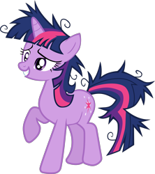 Size: 5550x6250 | Tagged: safe, artist:gabrielwoj, derpibooru import, twilight sparkle, .svg available, absurd resolution, messy mane, simple background, solo, transparent background, vector