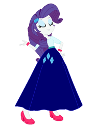 Size: 429x582 | Tagged: safe, artist:selenaede, artist:starman1999, rarity, equestria girls, base used, clothes, long skirt, skirt, solo
