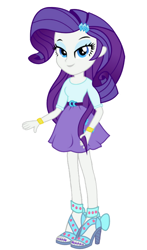 Size: 480x818 | Tagged: safe, artist:strumfreak, rarity, equestria girls, bedroom eyes, belt, big head, boots, clothes, edited vector, feet, high heels, looking at you, nail polish, open-toed shoes, sandals, shoes, simple background, skirt, solo, toenail polish, toenails, vector, wristband