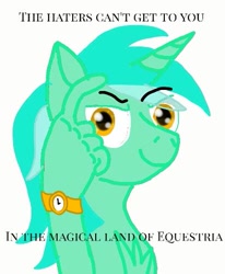 Size: 411x500 | Tagged: safe, artist:m0nster-c00kie, lyra heartstrings, anthro, unicorn, 30 minute art challenge, female, fingers, hand, mare, roll safe, simple background, solo, text, watch, white background, wristwatch