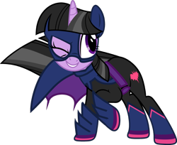 Size: 3000x2446 | Tagged: safe, artist:joeycrick, artist:quanno3, derpibooru import, twilight sparkle, batgirl, batman, batmare, crossover, voice actor joke