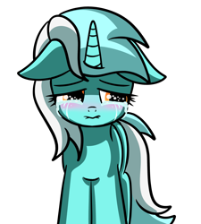 Size: 2125x2363 | Tagged: safe, artist:crimsonsky, lyra heartstrings, pony, unicorn, /mlp/, 4chan, blushing, crying, female, mare, solo