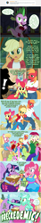 Size: 800x4312 | Tagged: safe, artist:flash equestria photography, apple bloom, applejack, big macintosh, daisy, flower wishes, lily, lily valley, lyra heartstrings, pinkie pie, roseluck, spike, twilight sparkle, twilight sparkle (alicorn), alicorn, anthro, earth pony, pony, unguligrade anthro, unicorn, alliteration, comic, epidemic, freckles, show accurate anthro