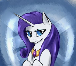 Size: 2477x2160 | Tagged: safe, artist:renarde-louve, rarity, pony, unicorn, abstract background, female, mare, solo