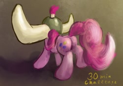 Size: 1280x891 | Tagged: safe, artist:xbi, pinkie pie, pony, 30 minute art challenge, plot, solo